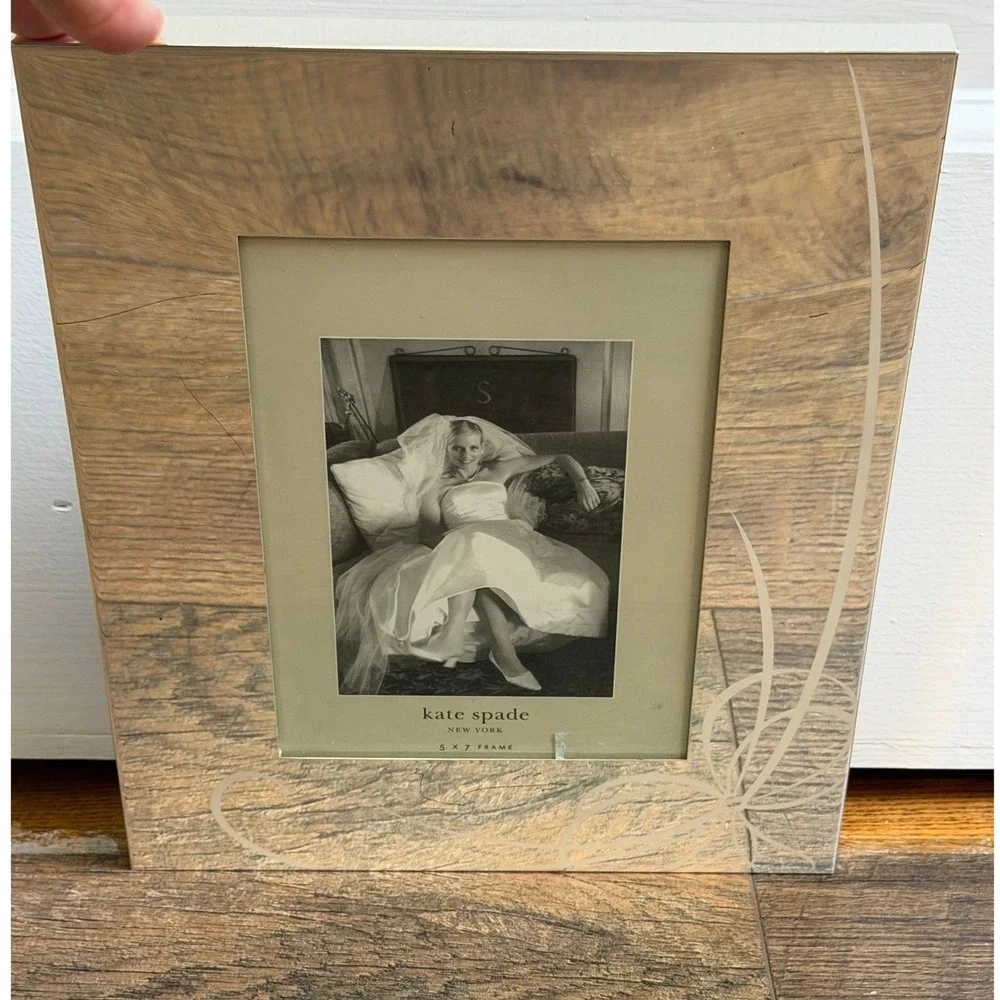 Kate Spade New York Belle Boulevard Silverplate 5x7 Picture Frame Lenox